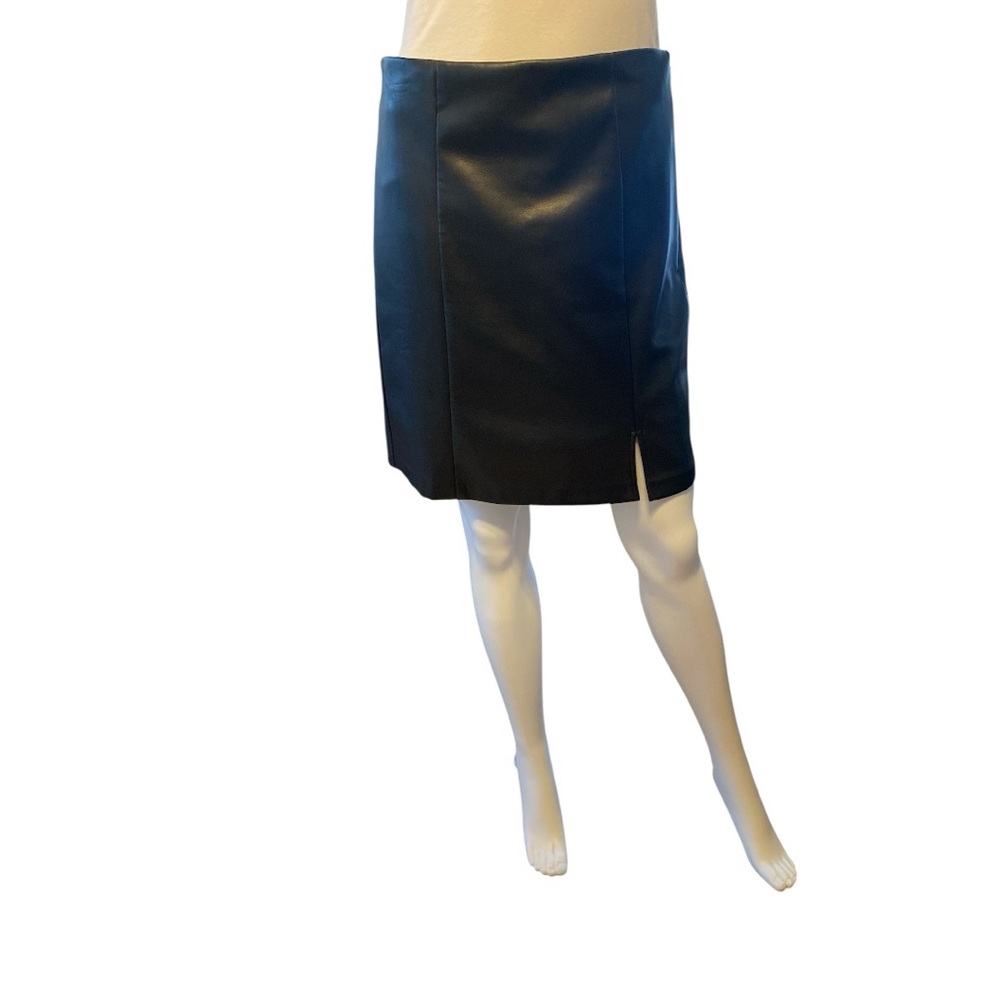 LOFT Faux Leather Skirt - Picture 5 of 9